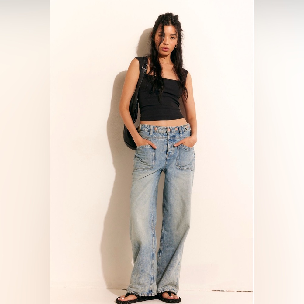 We The Free Light Blue Boyfriend Jeans